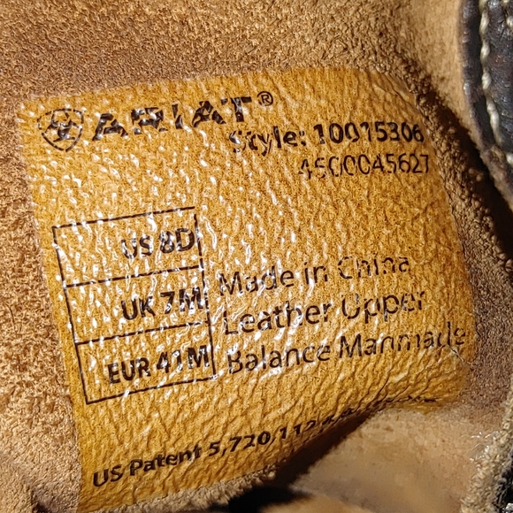 Ariat Trail Work Boots Men's Size 8D - Picture 2 of 14